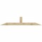 Ekena Millwork Portland Rough Sawn Timber Gable Bracket, Douglas Fir, 96"W x 20"H x 2"D x 6"F, 5/12 Pitch GBW096X20X0206POR00RDF - alternate 1